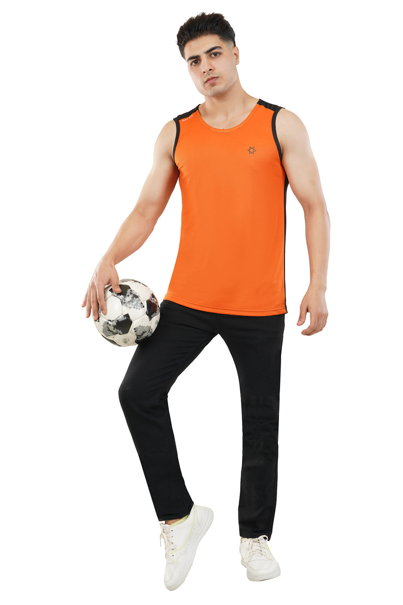 Sanatman Dri-fit gym vest styled for both athletic and casual day-to-day wear.